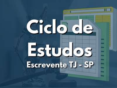 Ciclo de Estudos - Escrevente TJ SP - 2025